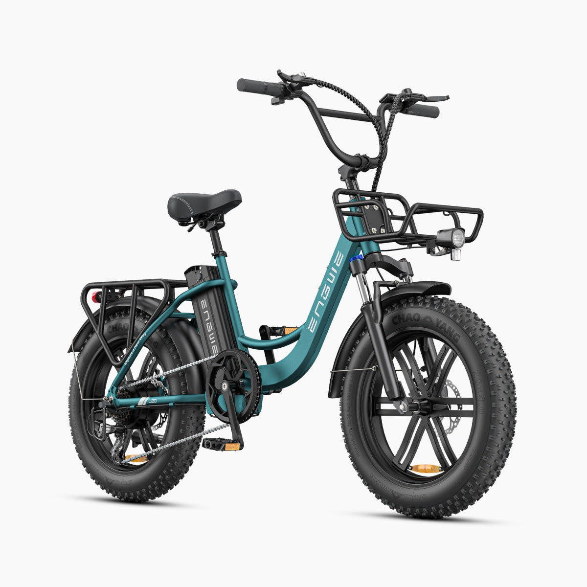 Bicicletta Elettrica ENGWE L20 Boost - Motore 250W Batteria 48V13Ah Pneumatici da 20 Pollici Freni a Disco Meccanici - Verde