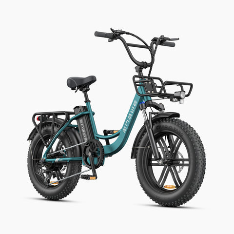 Bicicletta Elettrica ENGWE L20 Boost - Motore 250W Batteria 48V13Ah Pneumatici da 20 Pollici Freni a Disco Meccanici - Verde