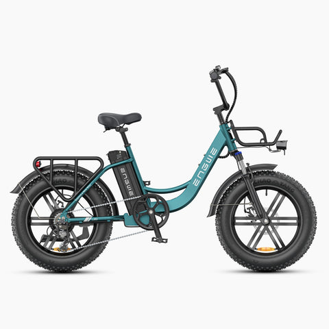 Bicicletta Elettrica ENGWE L20 Boost - Motore 250W Batteria 48V13Ah Pneumatici da 20 Pollici Freni a Disco Meccanici - Verde