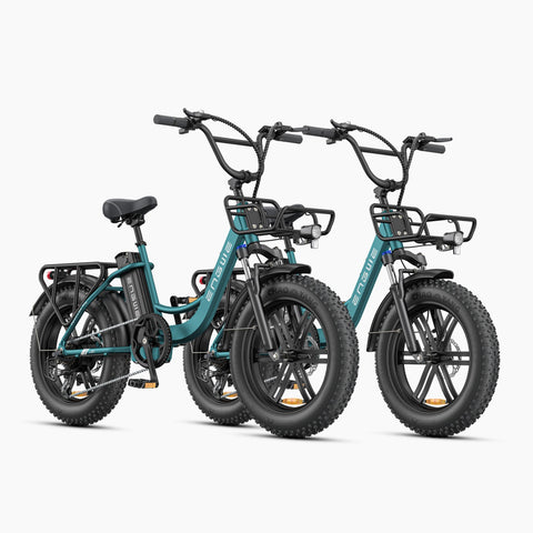 Bicicletta Elettrica ENGWE L20 Boost - Motore 250W Batteria 48V13Ah Pneumatici da 20 Pollici Freni a Disco Meccanici - Verde