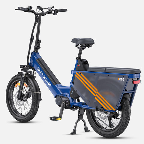 Bicicletta Elettrica ENGWE LE20 EU - Pneumatici Da 20 Pollici Motore 250W 48V38.4AH Doppia Batteria Freni Idraulici - Blu