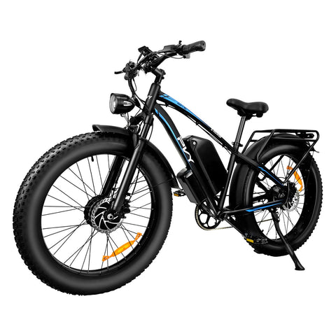 Bicicletta Elettrica PVY MAX26 FT - Motore 250W*2 Batteria 48V30AH Ruote da 26 Pollici Freni a Disco Ldraulici - Nero