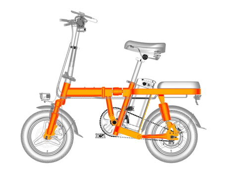 ENGWE T14 EU E-Bike 250W | Bicicletta Elettrica 45KM Autonomia