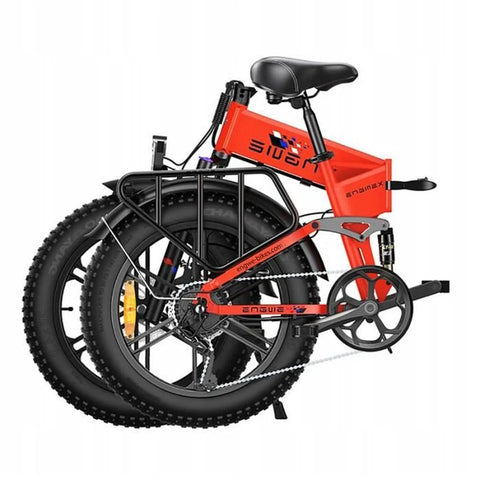 Bicicletta elettrica ENGWE ENGINE X - Potenza 250W, autonomia 60KM - Colore rosso