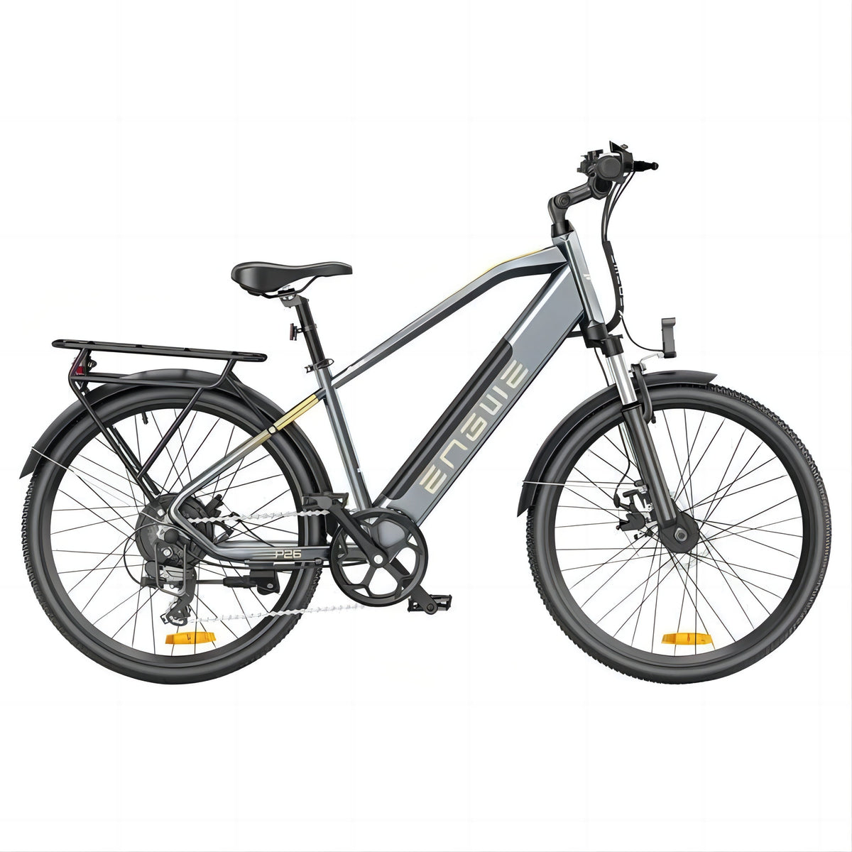 Bicicletta elettrica ENGWE P26 EU - Potenza 250W, autonomia 60KM - Colore grigio