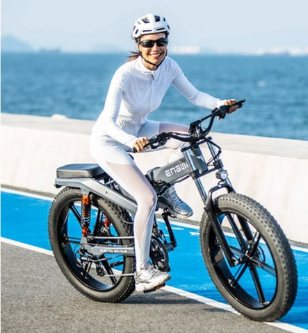 Bicicletta elettrica ENGWE X26 - Potenza 1000W, autonomia 90KM - Colore grigio