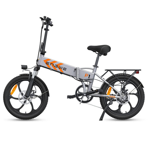 Bicicletta Elettrica ENGWE P1 - Pneumatici Da 20 Pollici Motore 250W Batteria 36V13AH Freno A Disco Meccanico - Argento
