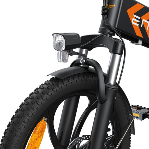 Bicicletta Elettrica ENGWE P1 - Pneumatici Da 20 Pollici Motore 250W Batteria 36V13AH Freno A Disco Meccanico - Bianco