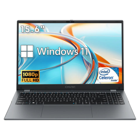 Laptop CHUWI Herobook Plus - Processore Inte lN4020 15.6" Display 8GB+256GB Windows 11 Batteria 5000mAh - Grigio