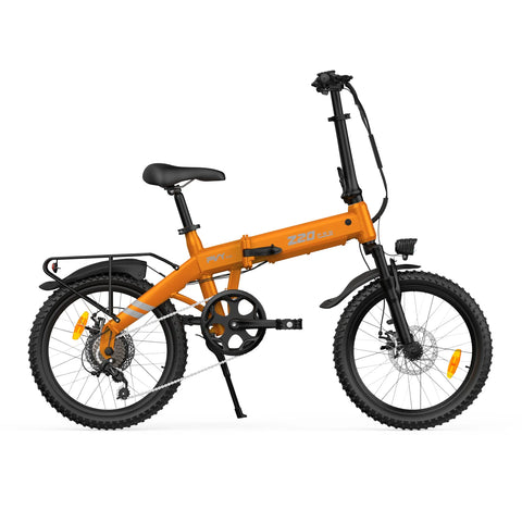 PVY Z20 PRO EVO Bicicletta Elettrica - 250W Motore 36V14.5AH Batteri  20 Pollici Pneumatici Freni a Disco Meccanici - Arancione