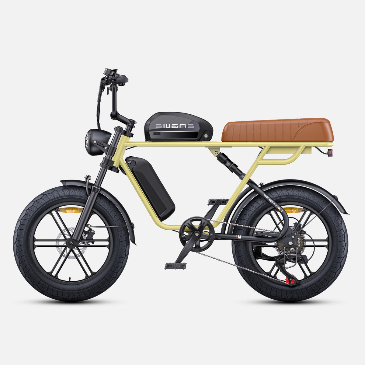 Bicicletta Elettrica ENGWE M1 EU - Potenza 250W Batteria 48V28.6AH Pneumatici da 20 Pollici Freni a Disco Idraulici - Giallo