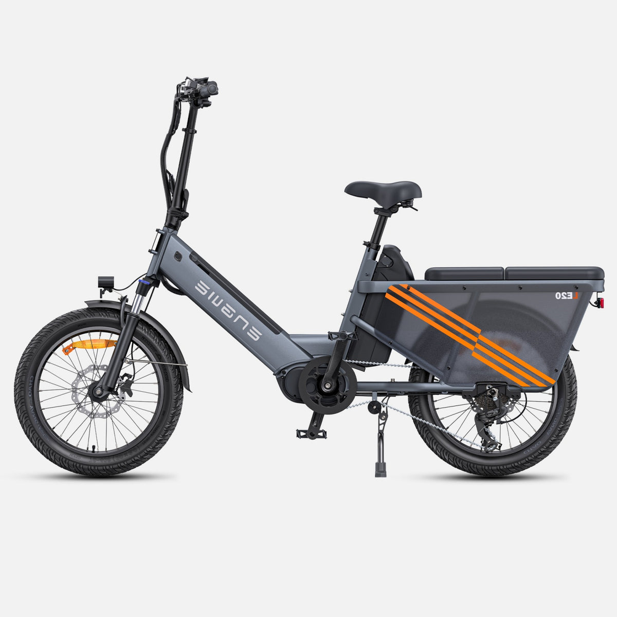 Bicicletta Elettrica ENGWE LE20 EU - Pneumatici Da 20 Pollici Motore 250W Doppia Batteria 48V38.4AH Freni Idraulici - Grigio
