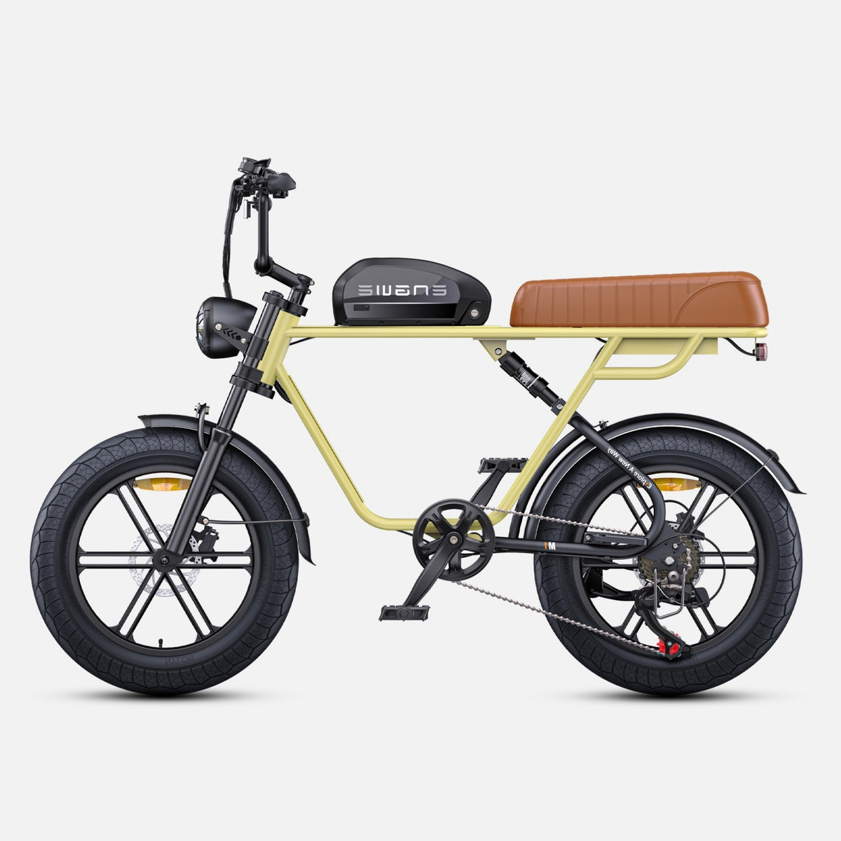 Bicicletta Elettrica ENGWE M1 EU - Potenza 250W Batteria 48V15.6AH Pneumatici da 20 Pollici Freni a Disco Idraulici - Giallo