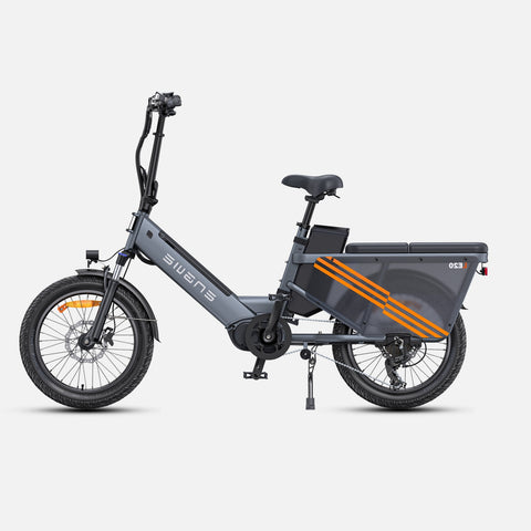 Bicicletta Elettrica ENGWE LE20 EU E-Bike - Pneumatici Da 20 Pollici Motore 250W  Batteria Singola 48V19.2AH Freni Idraulici - Grigio