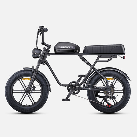 Bicicletta Elettrica ENGWE M1 EU - Potenza 250W Batteria 48V15.6AH Pneumatici da 20 Pollici Freni a Disco Idraulici - Nero