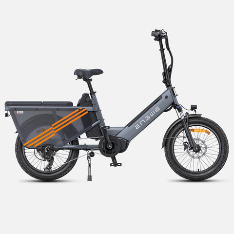 Bicicletta Elettrica ENGWE LE20 EU - Pneumatici Da 20 Pollici Motore 250W Doppia Batteria 48V38.4AH Freni Idraulici - Grigio