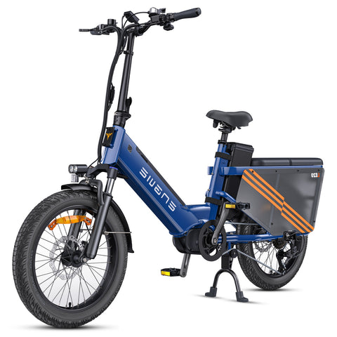 Bicicletta Elettrica ENGWE LE20 EU - Pneumatici Da 20 Pollici Motore 250W Batteria Singola 48V19.2AH Freni Idraulici - Blu