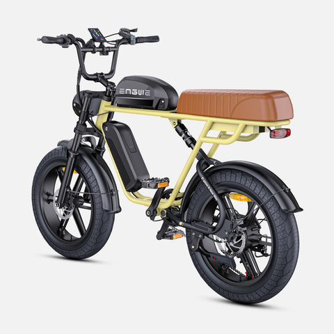 Bicicletta Elettrica ENGWE M1 EU - Potenza 250W Batteria 48V28.6AH Pneumatici da 20 Pollici Freni a Disco Idraulici - Giallo