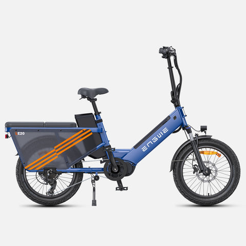 Bicicletta Elettrica ENGWE LE20 EU - Pneumatici Da 20 Pollici Motore 250W Batteria Singola 48V19.2AH Freni Idraulici - Blu