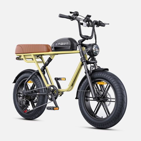 Bicicletta Elettrica ENGWE M1 EU - Potenza 250W Batteria 48V15.6AH Pneumatici da 20 Pollici Freni a Disco Idraulici - Giallo