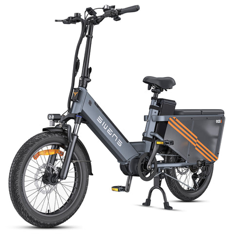 Bicicletta Elettrica ENGWE LE20 EU E-Bike - Pneumatici Da 20 Pollici Motore 250W  Batteria Singola 48V19.2AH Freni Idraulici - Grigio